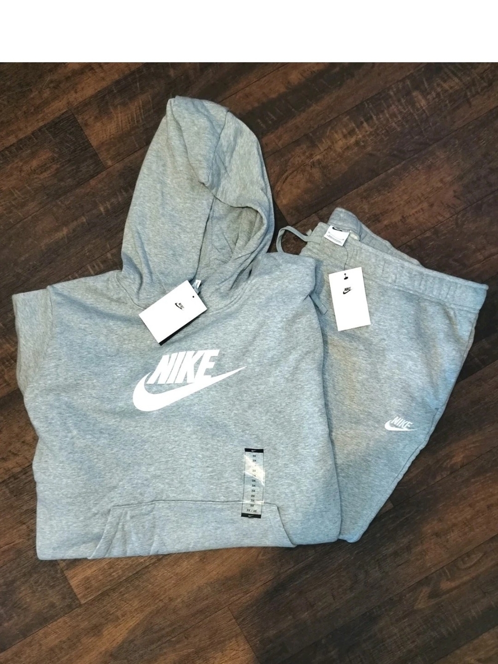 Nike Women’s 3X Gray Hoodie & Jogger Matching Set NWT